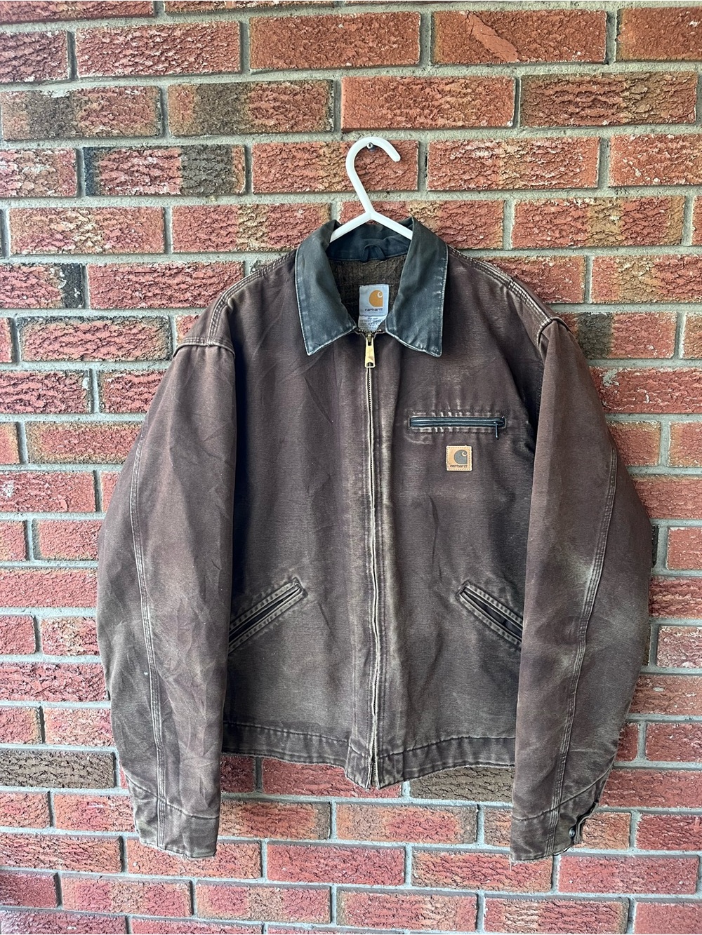 Carhartt Brown Detroit Jacket mens large
